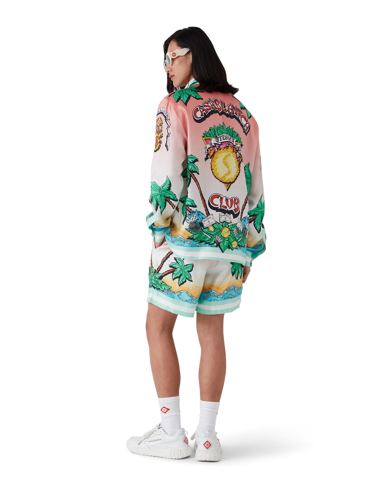 Tennis Club Silk Shirt | Casablanca Paris - 7