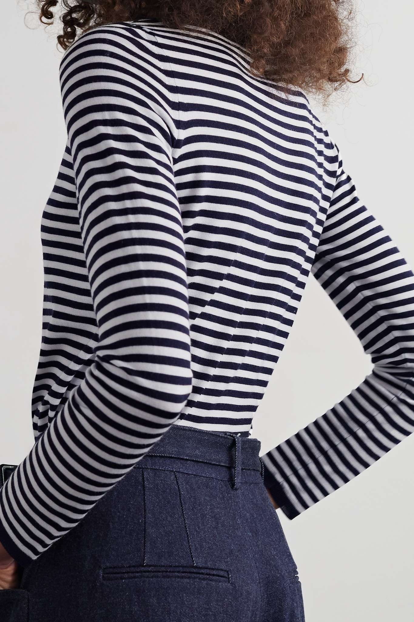 Zona striped wool top - 4