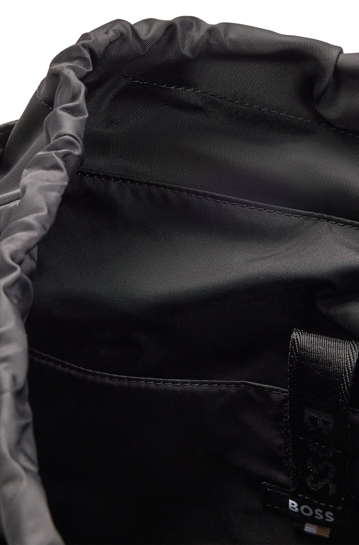 BOSS SELECTED BY SHOHEI OHTANI MULTI-POCKET BACKPACK WITH DOUBLE B MONOGRAM TRIM - 4