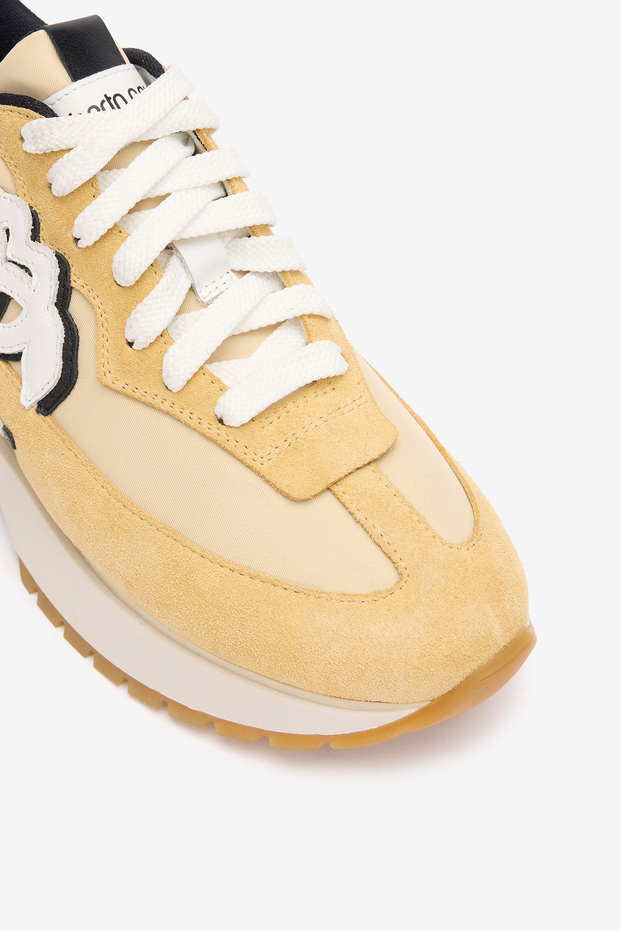 Sneakers With Contrasting Back And Monogram Mirror Snake - 4