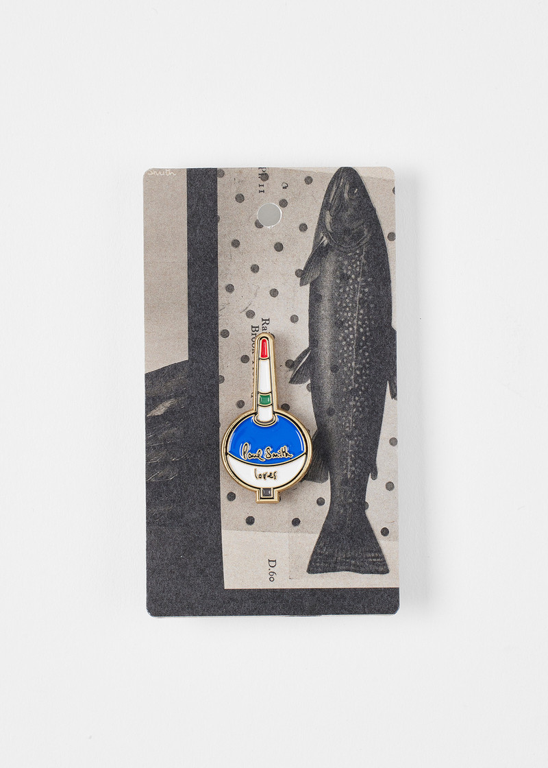Paul Smith Paul Smith loves Barbour - Fishing Buoy Pin Badge outlook