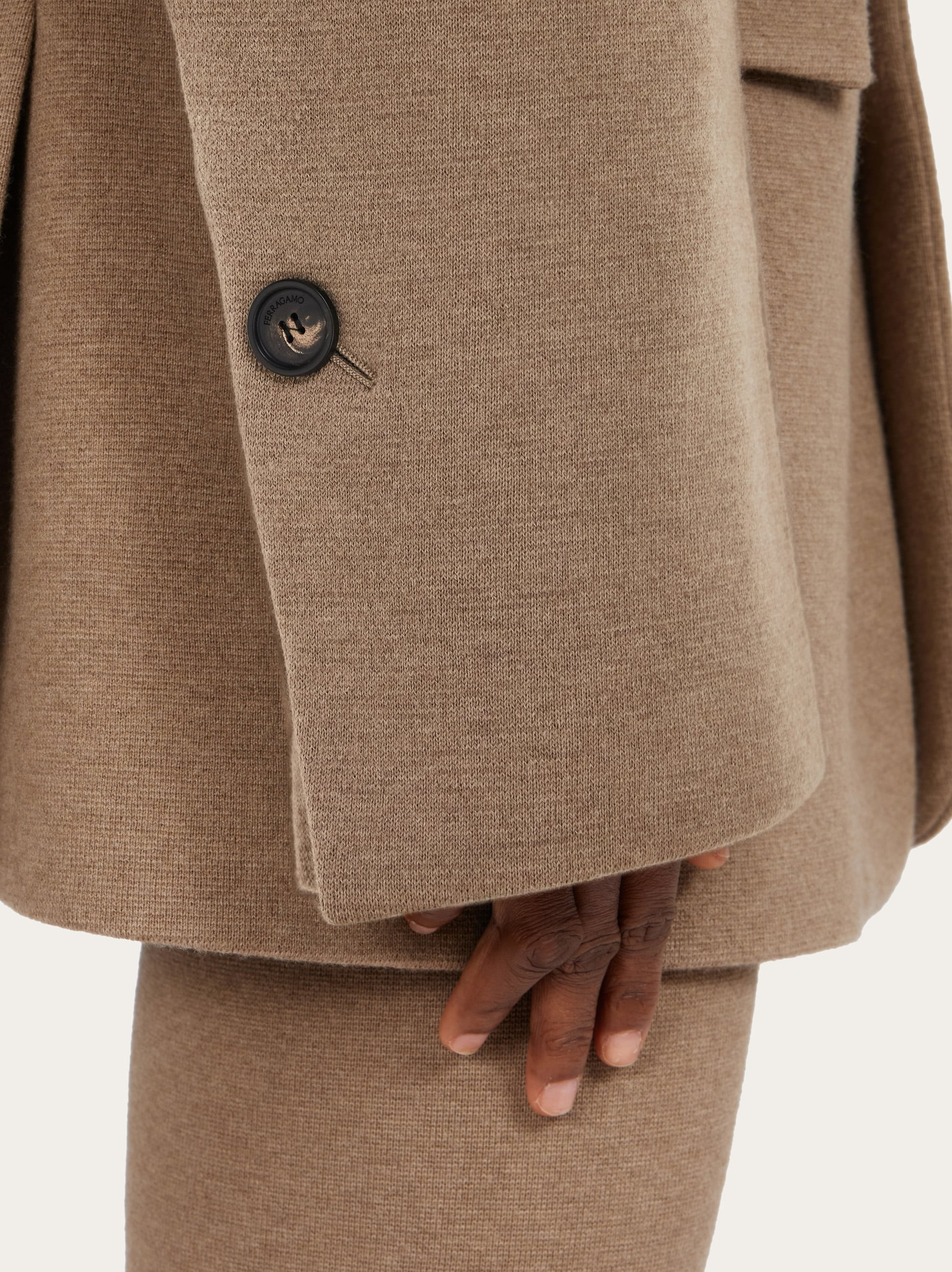 Single breasted jersey blazer - 5