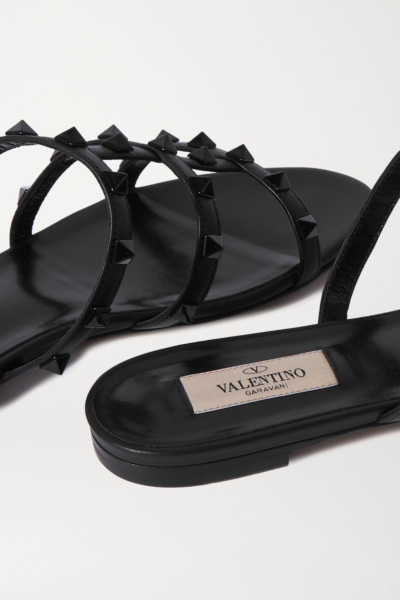 Valentino Garavani  Rockstud leather sandals  - 5