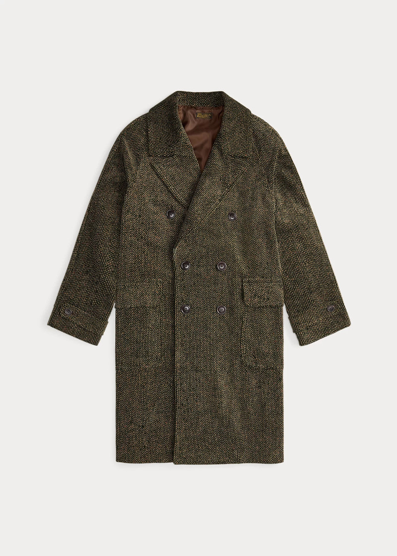 Herringbone-Print Corduroy Topcoat 1