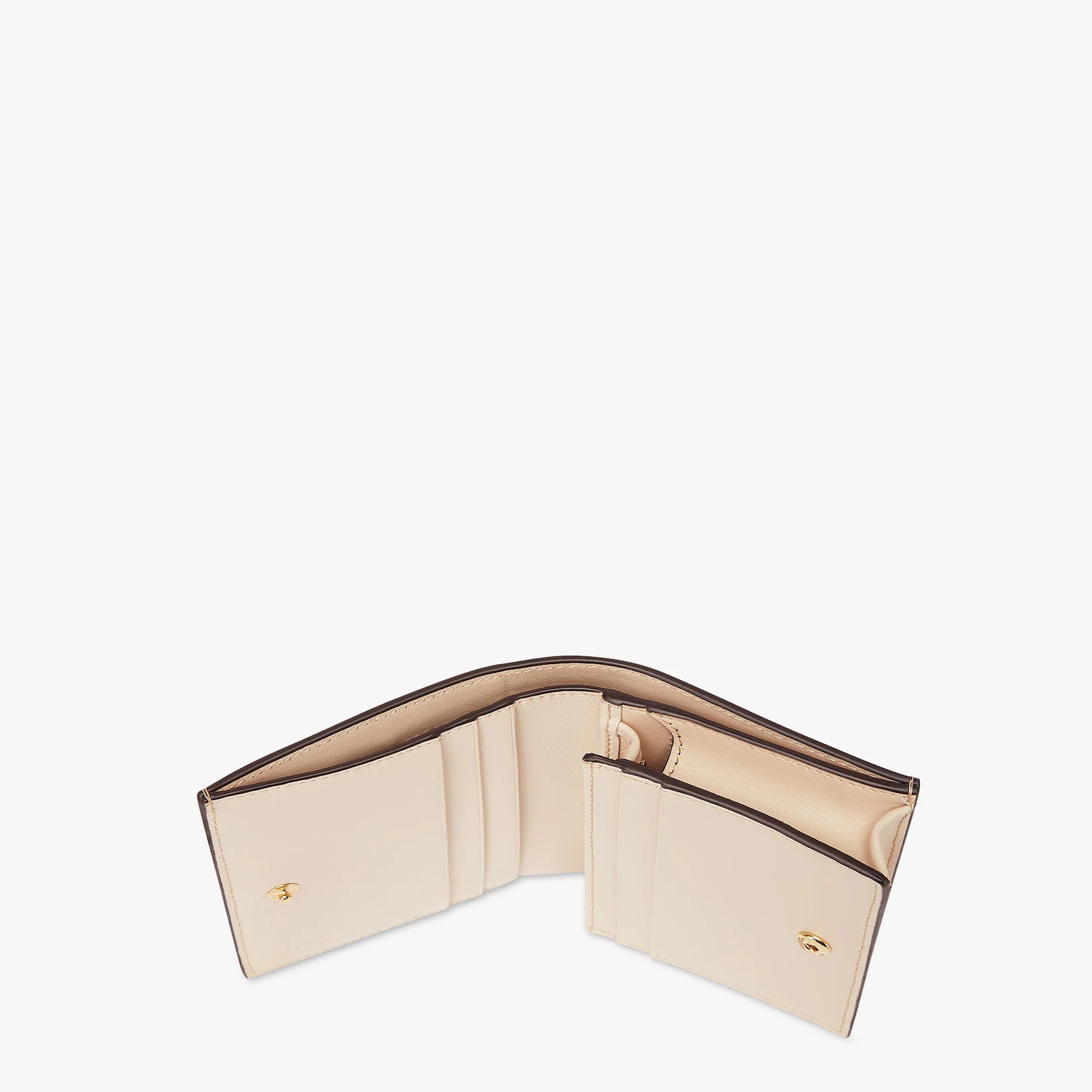 Small bi-fold Fendi Roma wallet. Interior organized with flat pockets, a coin pocket with zipper, fo - 4