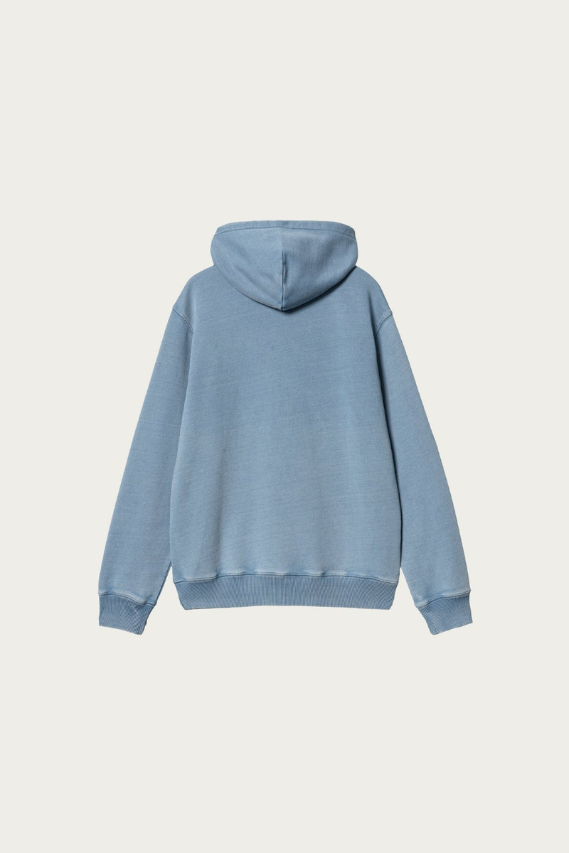 Carhartt Hooded Ingo Sweat - Light Blue Garment Dyed outlook