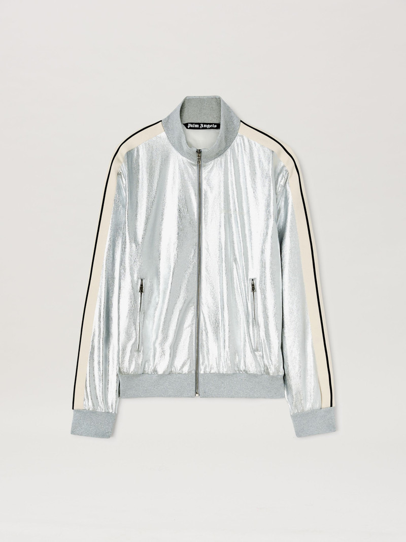 LAMINATED LEATHER TRACK JACKEt 1