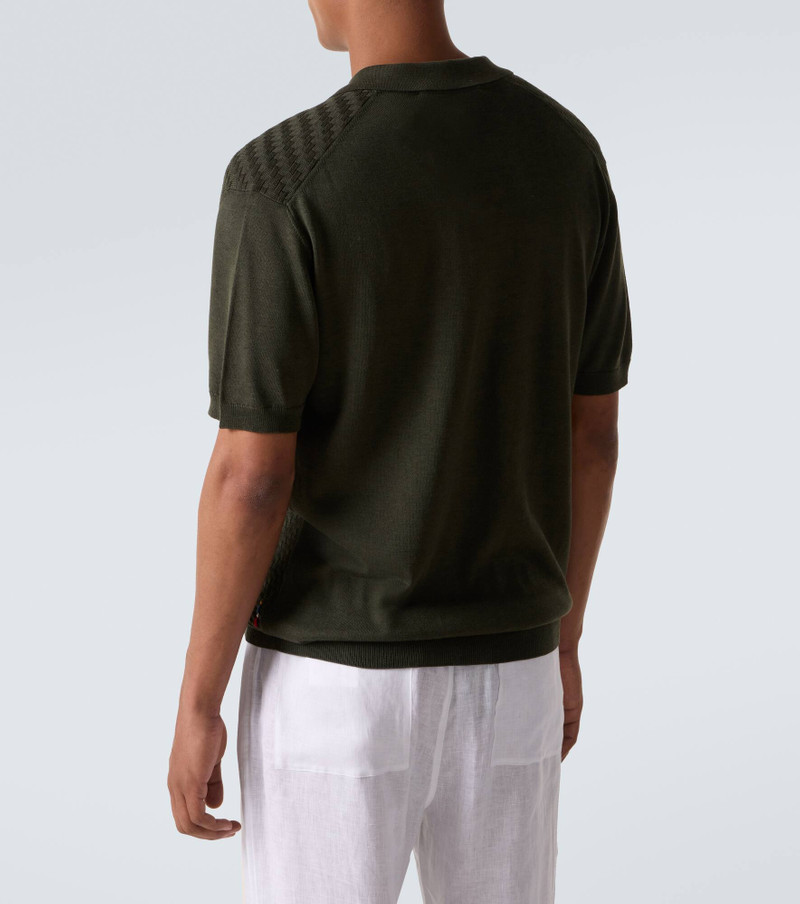 Horton silk and cotton polo shirt 4