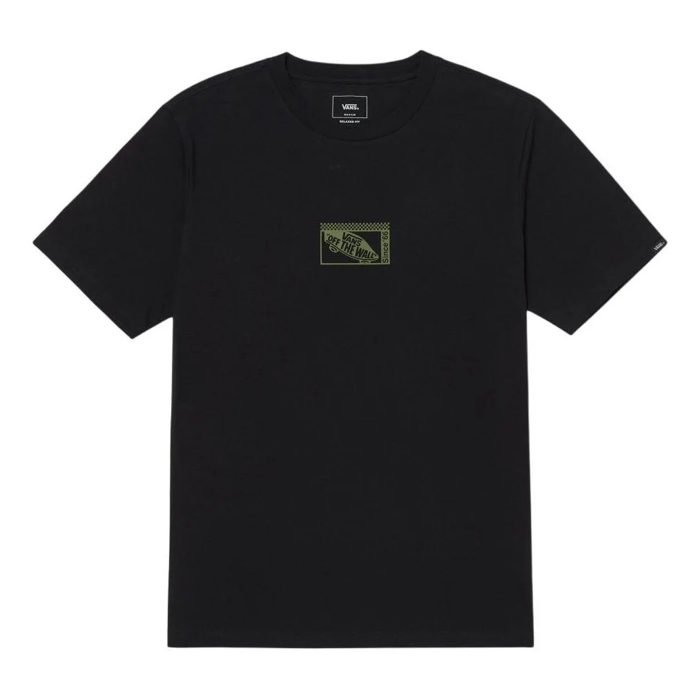 Vans Overstimulated Skates Graphic T-Shirt 'Black Green' VN000GQJBLK - 1