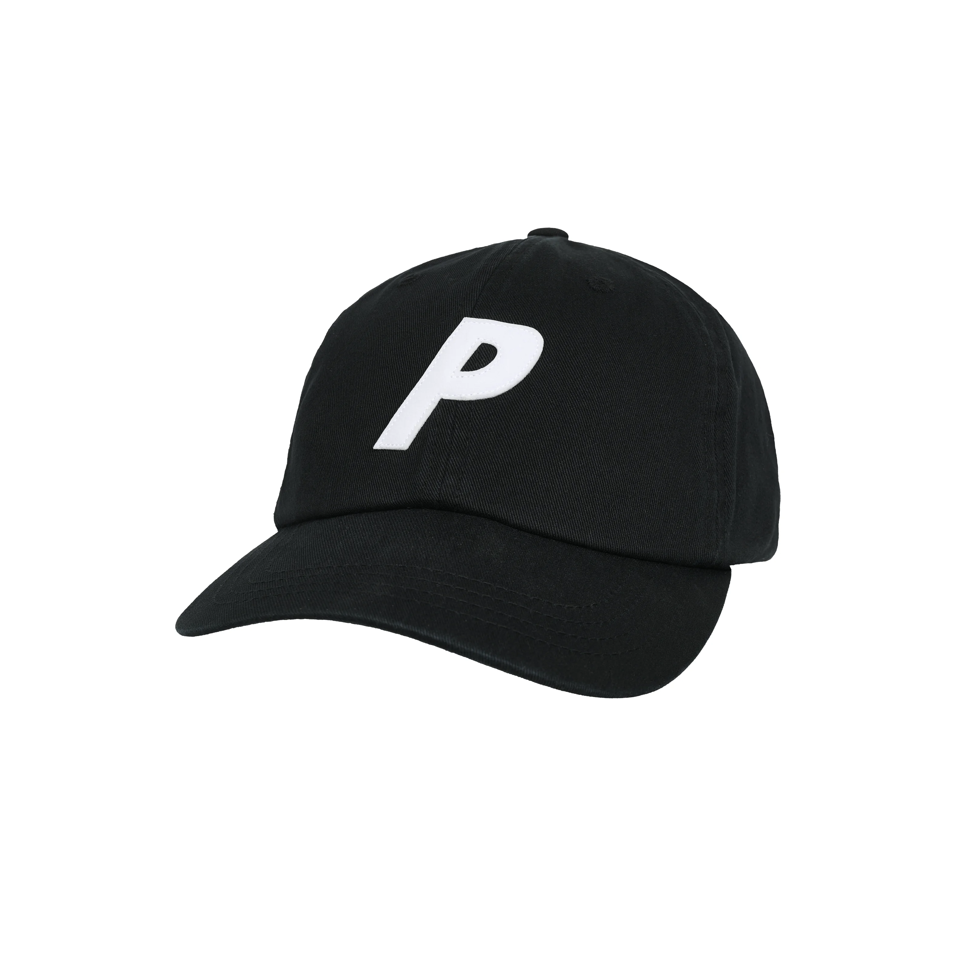 P 6-PANEL BLACK - 1