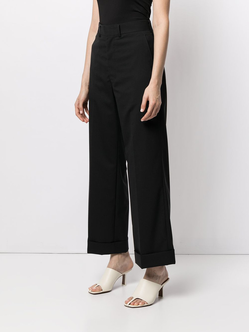 high-rise flared trousers 3
