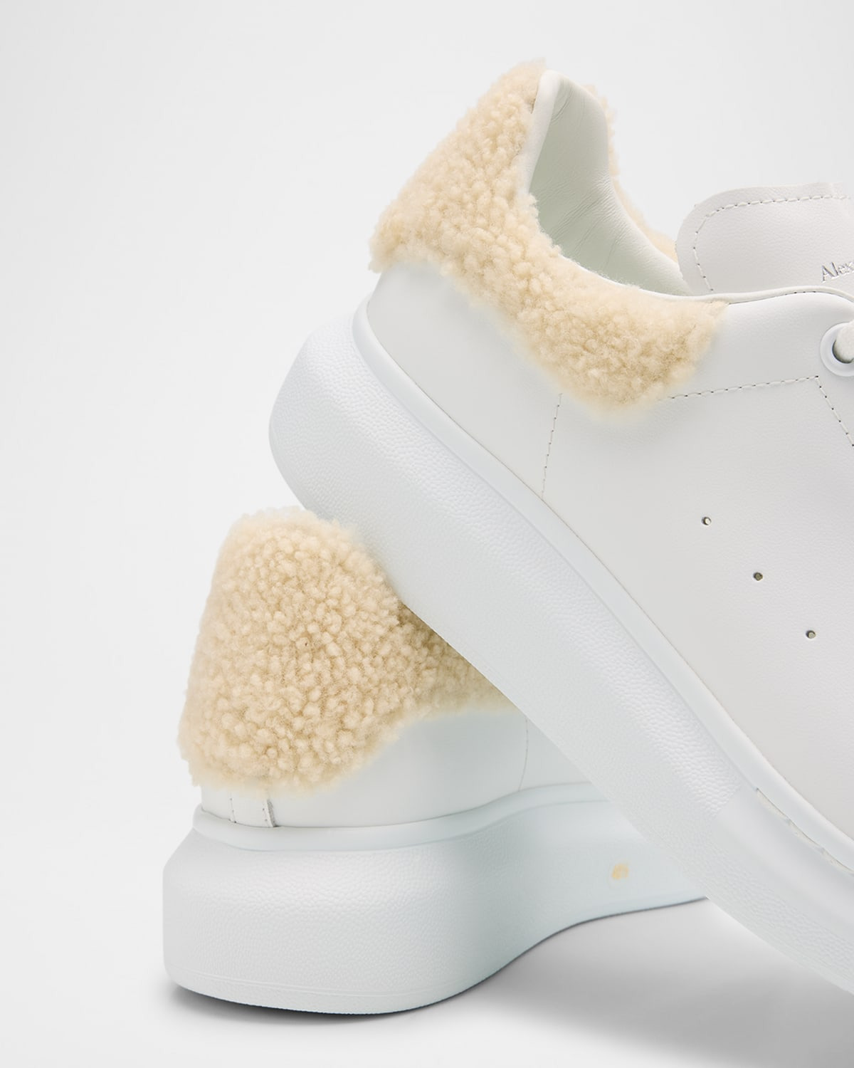 Shearling Oversized Sneakers - 4