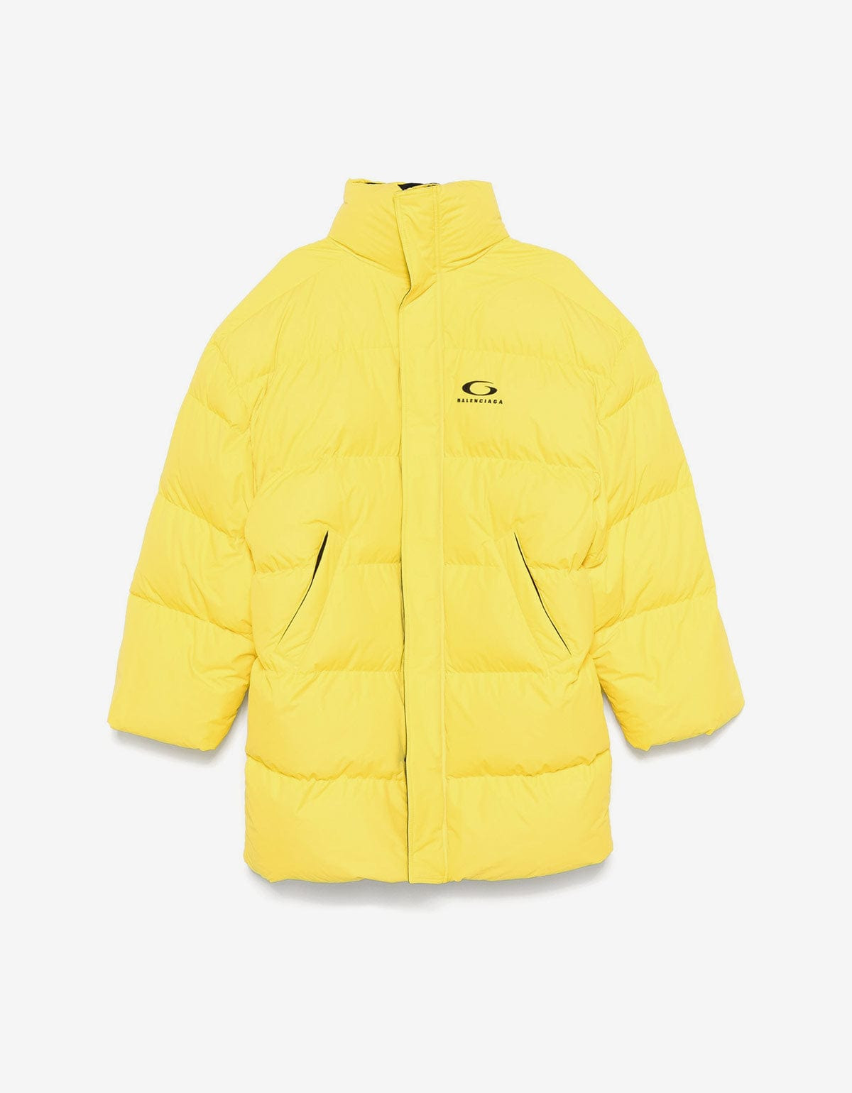 Balenciaga Yellow Loop Sports Icon Padded Coat - 1