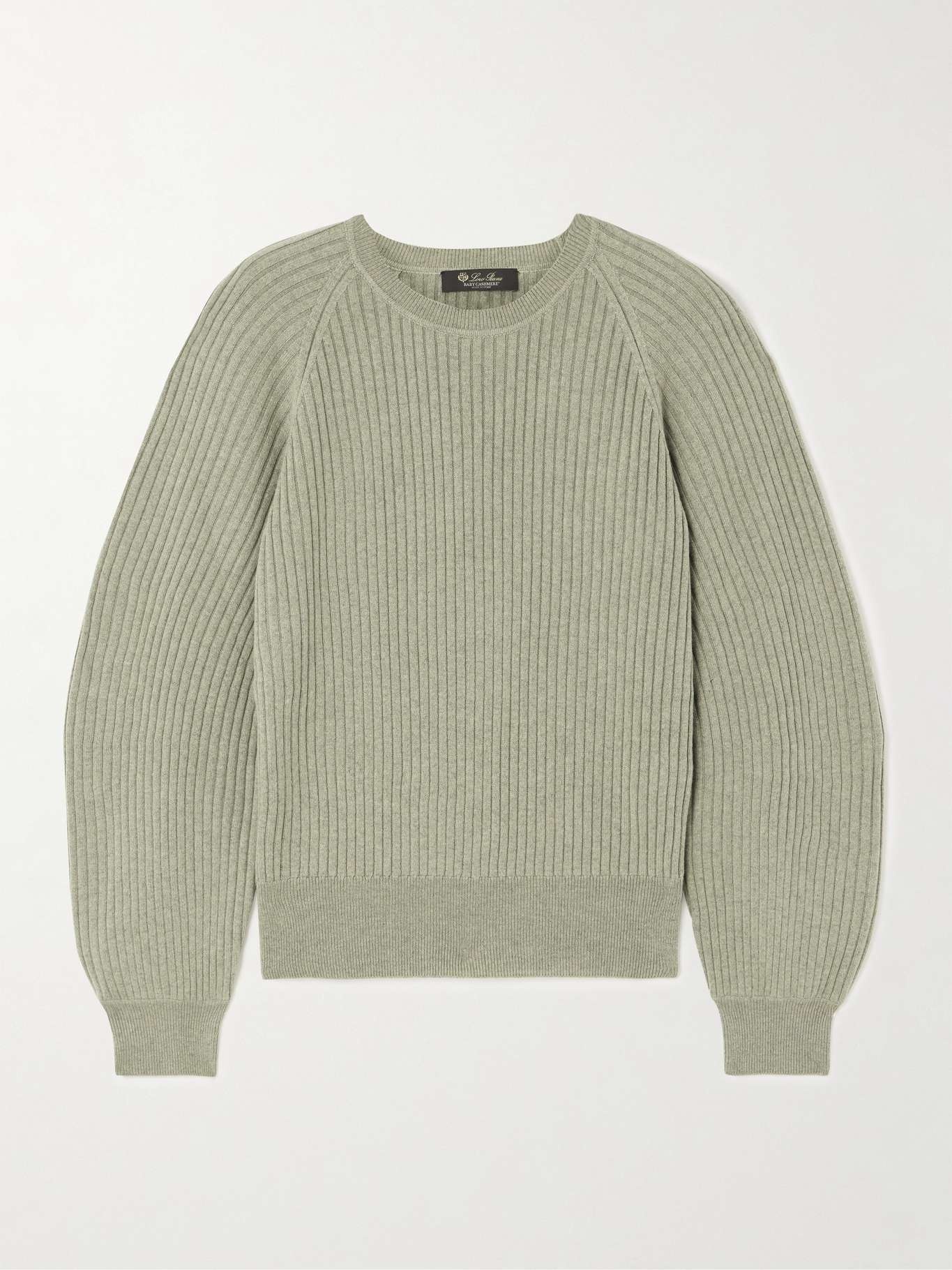 Ribbed cashmere sweater - 1