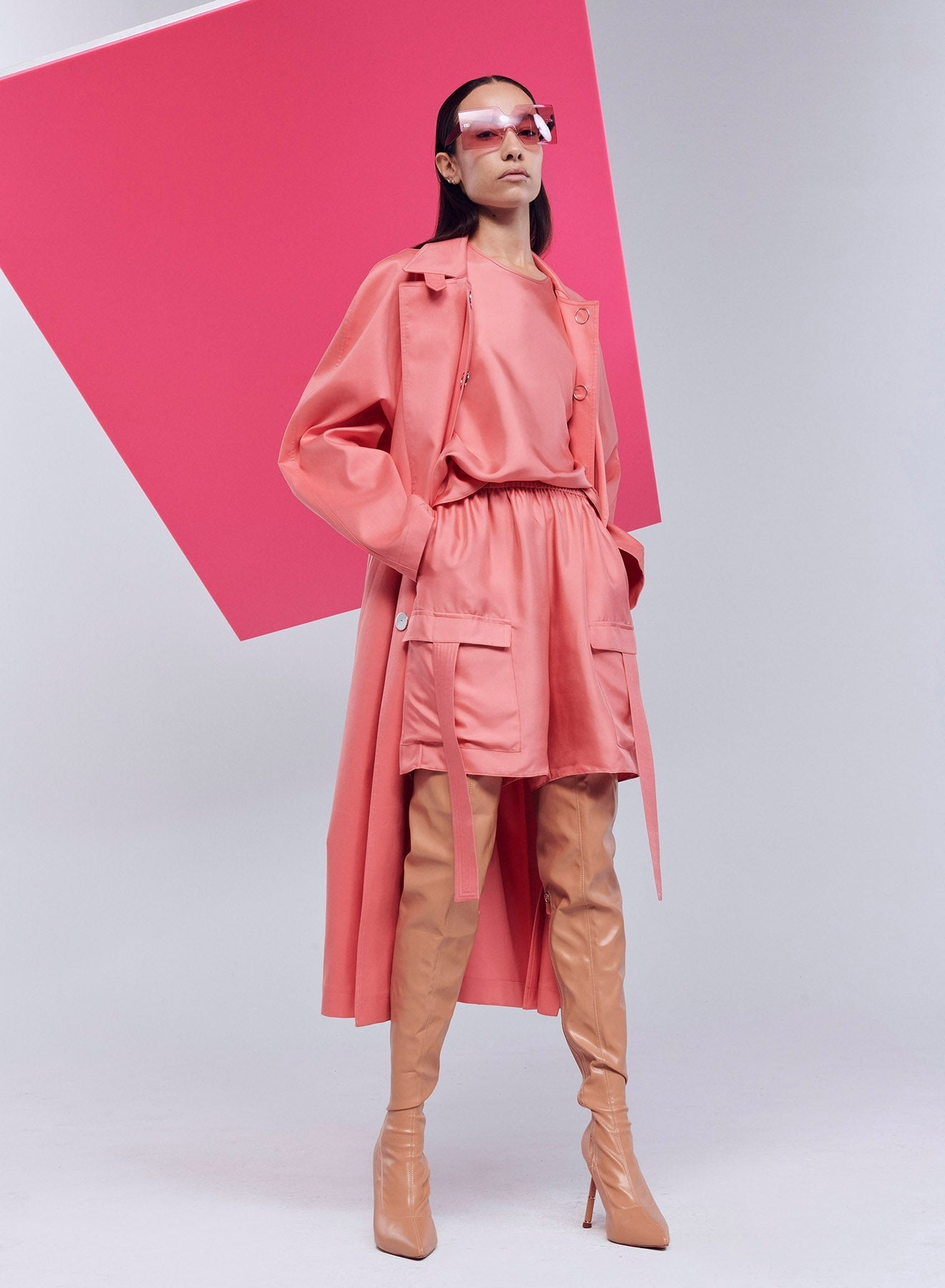 Silky Twill Relaxed Tee - 3