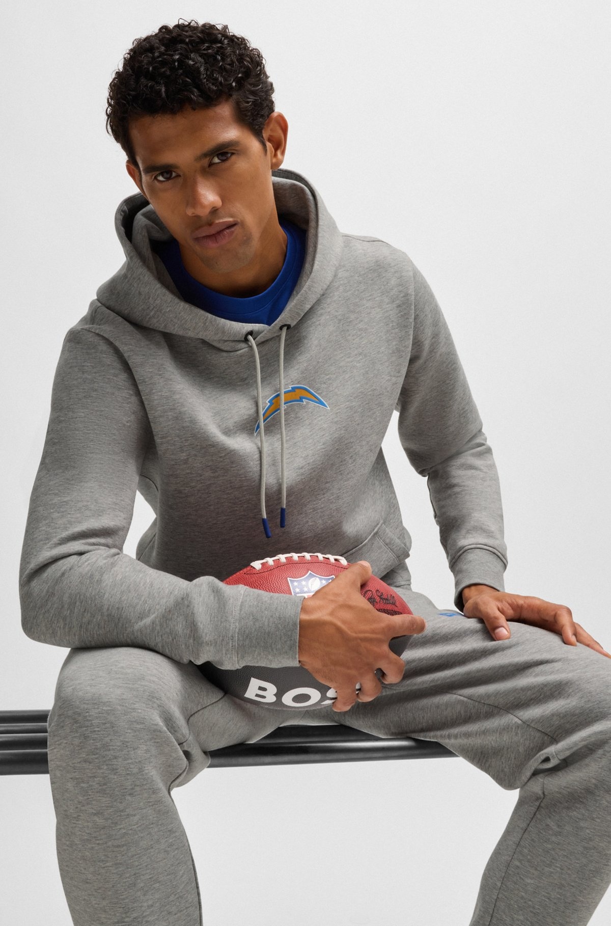 BOSS X NFL INTERLOCK HOODIE WITH SPECIAL BRANDING - 3