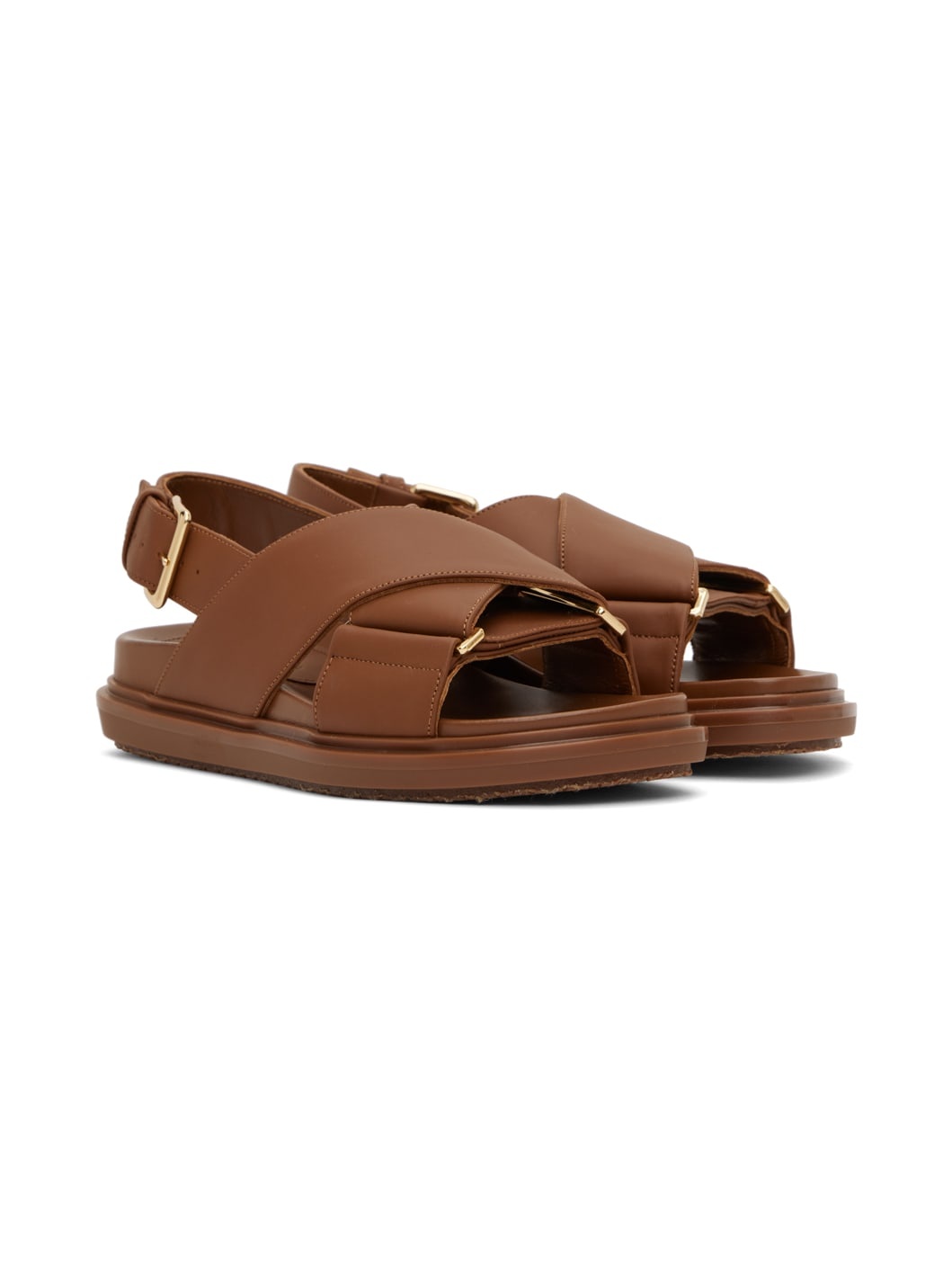 Brown Fussbett Sandals - 4