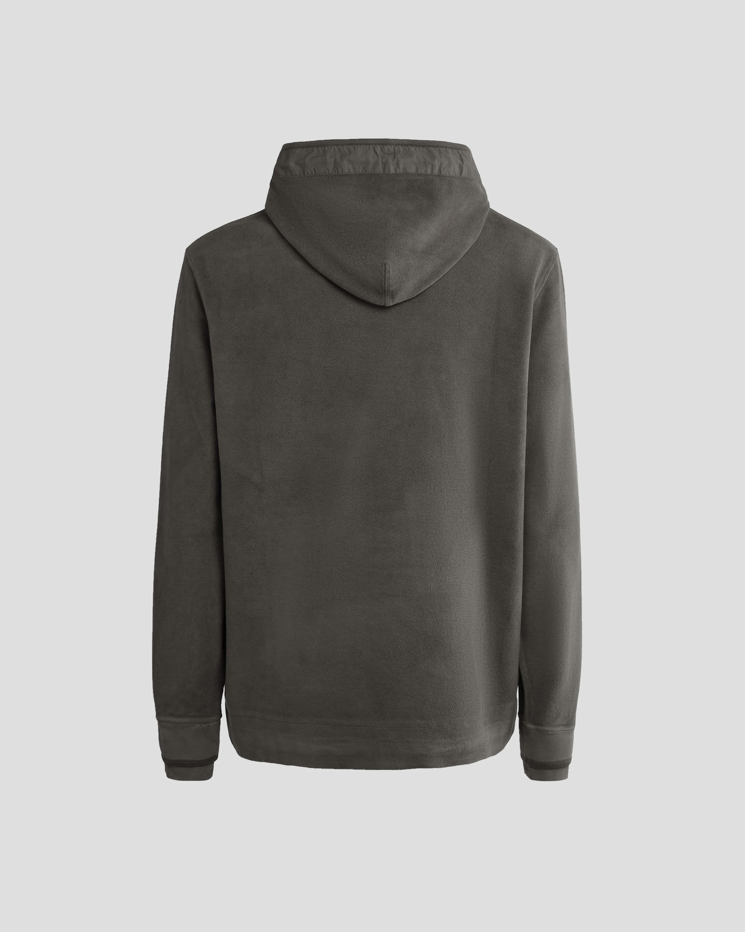C.P. Company Reverse Brushed & Emerized Diag. Fleece Hoodie