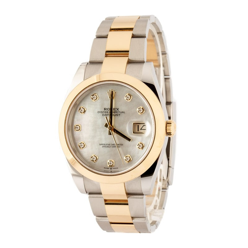 Rolex Datejust 41 126303 Mother Of Pearl Diamond Dial - 2