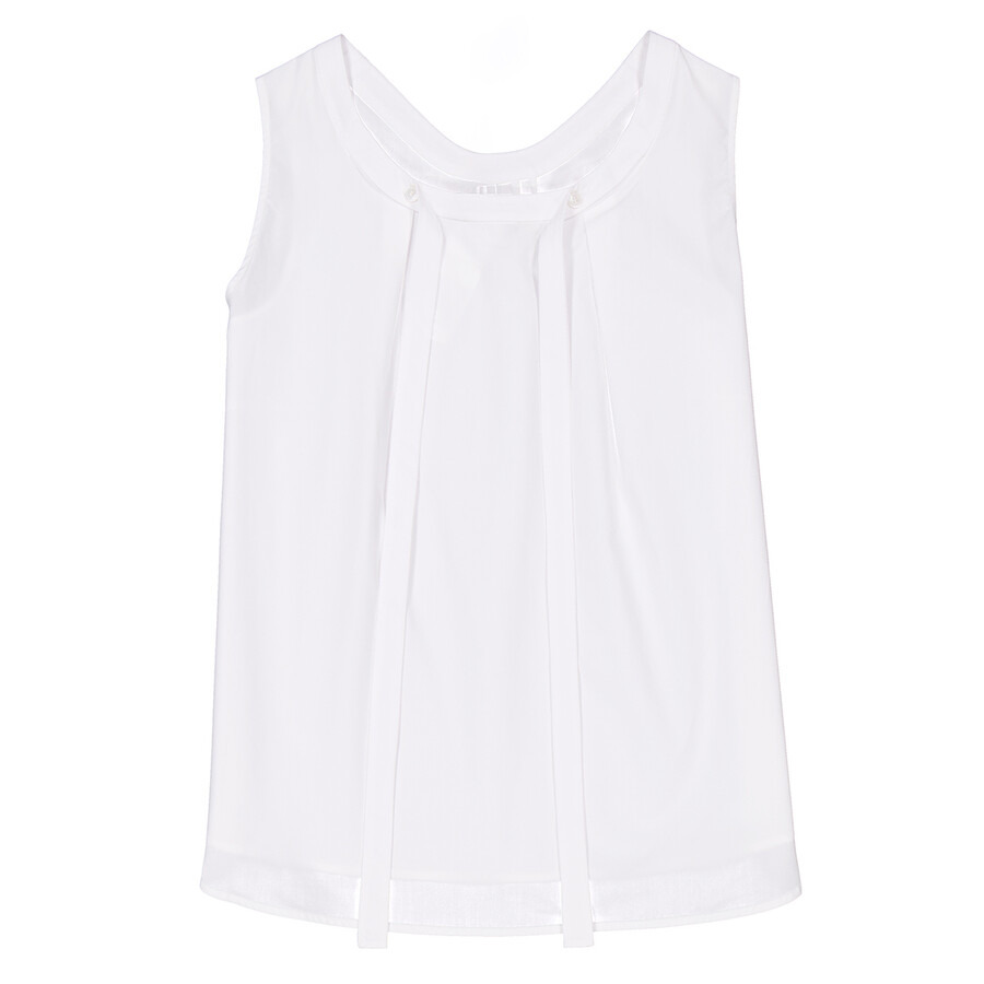 Max Mara Ofelia Sleeveless Poplin Top - 7