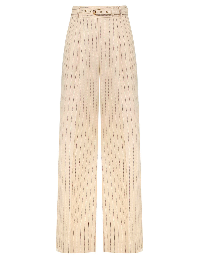 REBELLION PINSTRIPE WIDE PANT 1