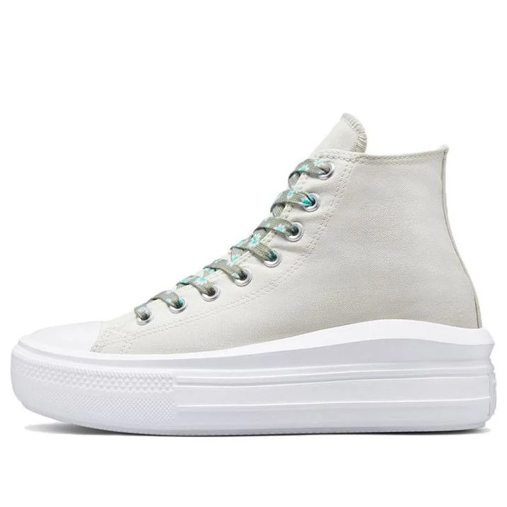 (WMNS) Converse Chuck Taylor All Star Move Platform 'Gray Green' A00838C - 1