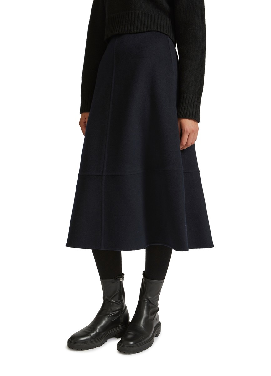 Cashmere midi skirt - 2