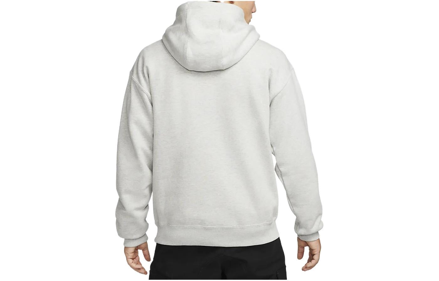 Nike Alphabet Hoodie Men's Grey DQ7317-050 - 4