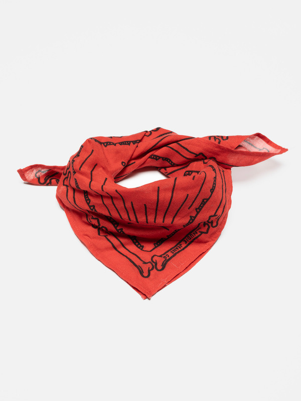 Ingrid Bandana Double Cross Red - 3