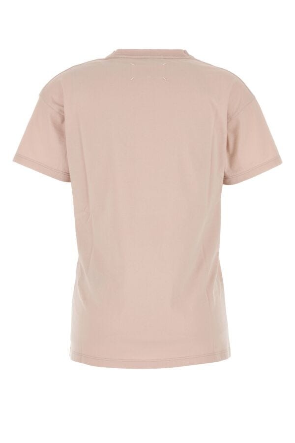 Maison Margiela Women Pastel Pink Cotton T-Shirt - 2