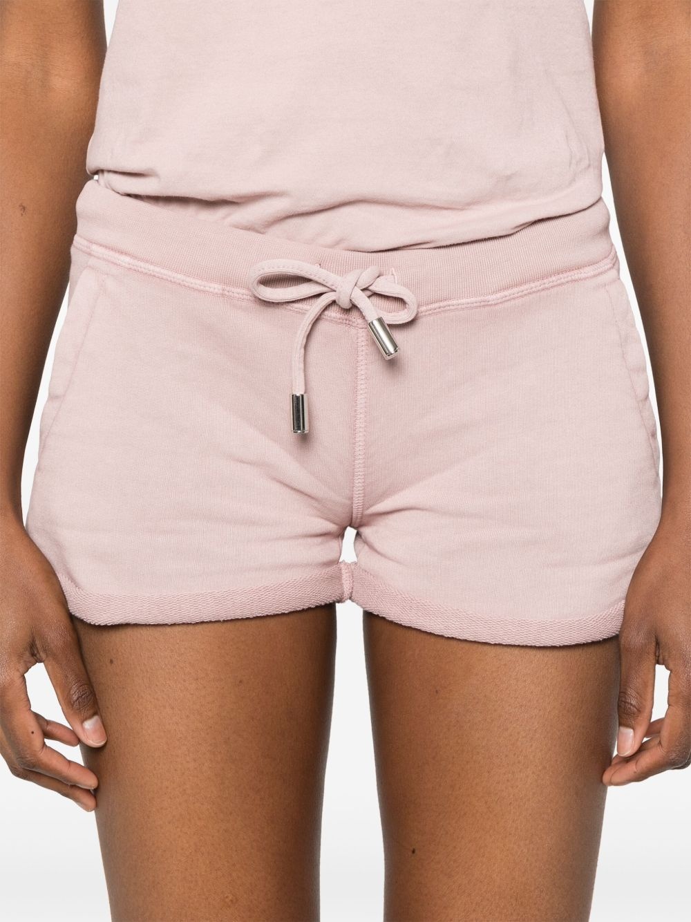 logo-print track shorts - 5