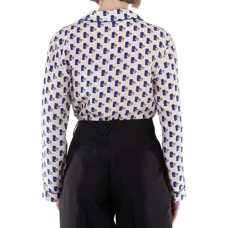 Burberry Postbox Silk Pyjama Shirt - 4
