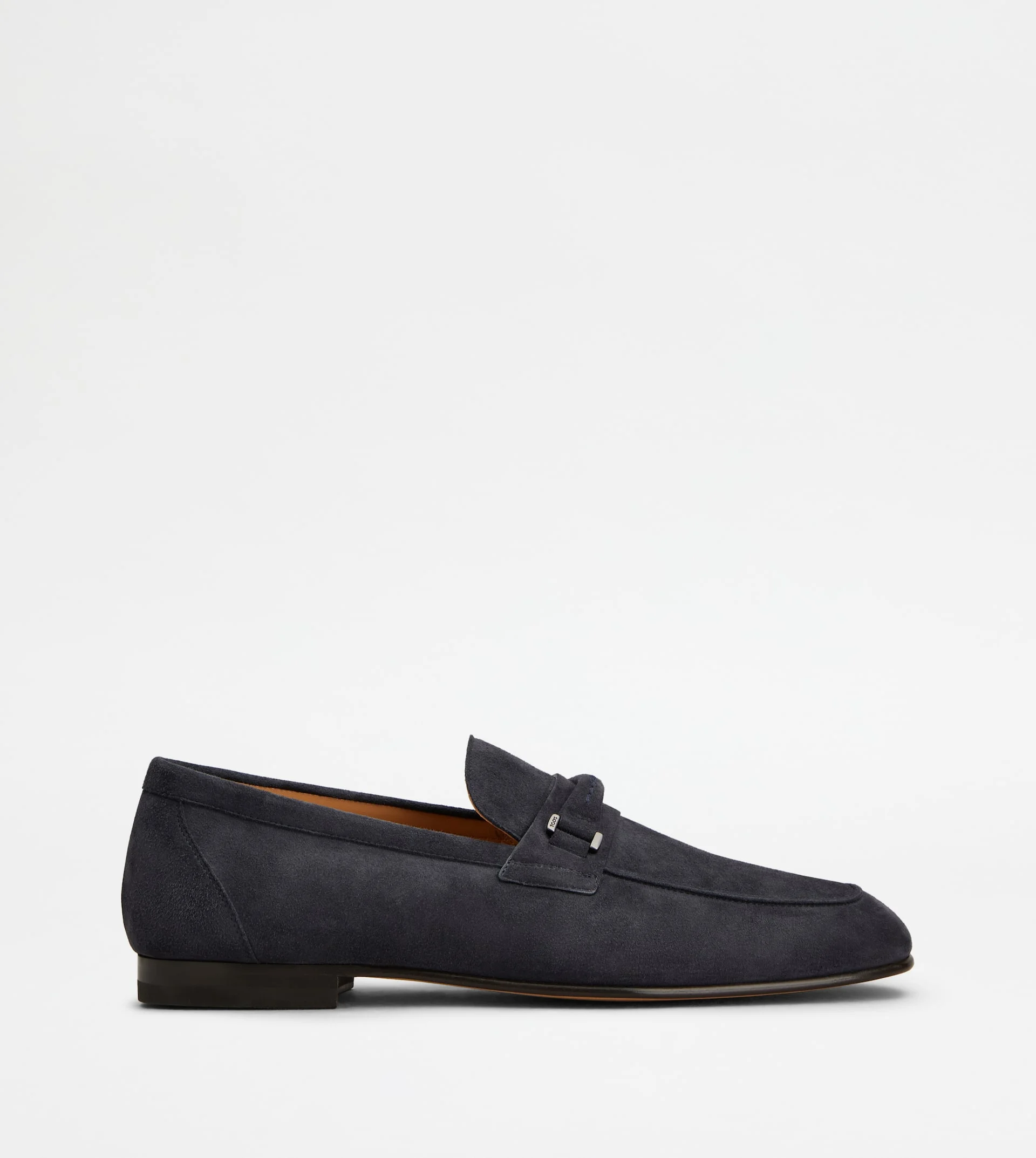 LOAFERS IN PASHMY SUEDE - BLUE - 1