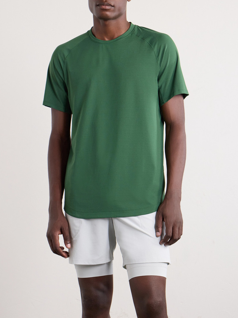 License to Train Striped Stretch Recycled-Jersey T-Shirt 3
