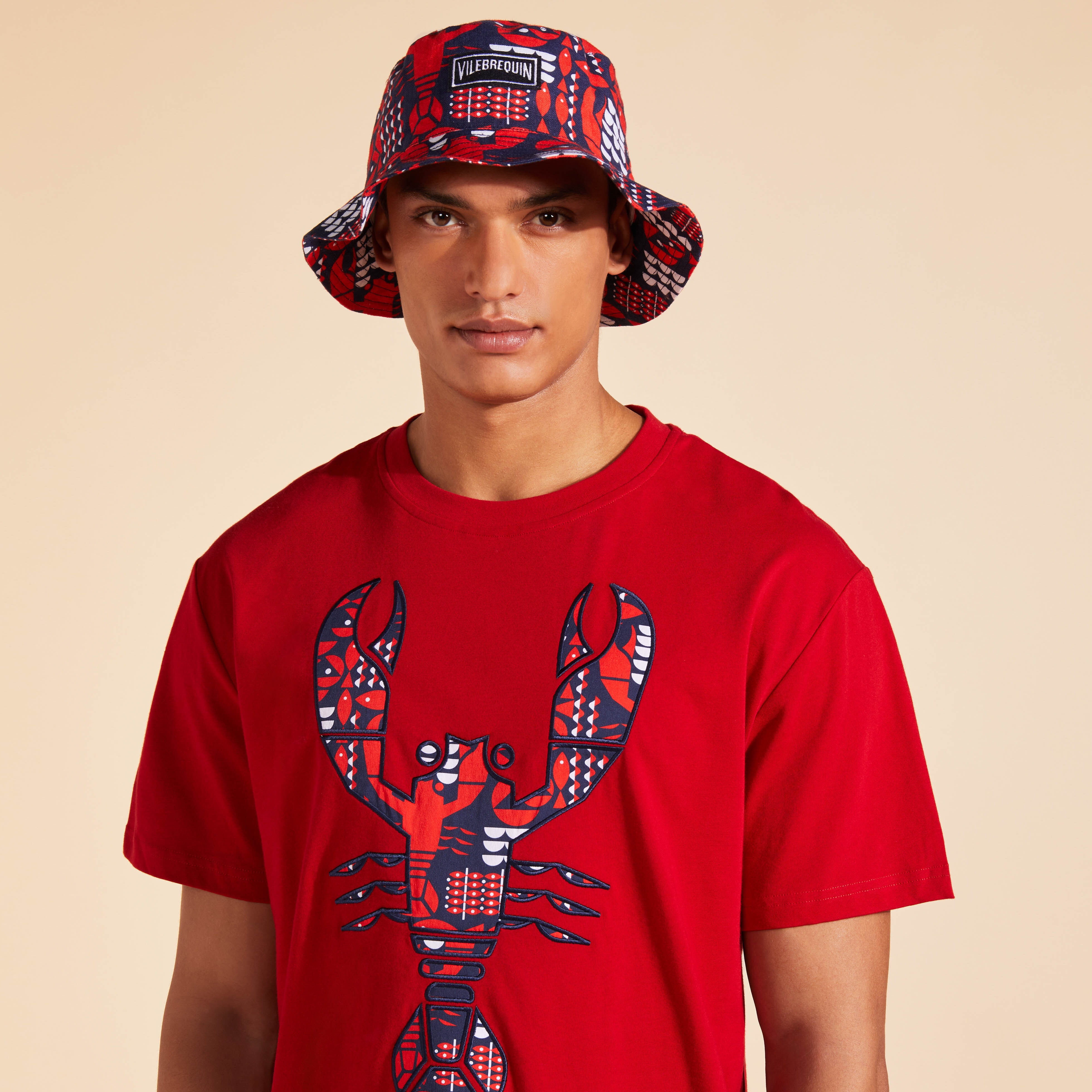 Unisex Linen Bucket Hat Graphic Lobsters - 3