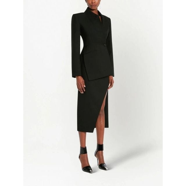 スカート ALEXANDER MCQUEEN Women Skirts 718773QJAC71000 Black 27591446_57353740_600.jpg