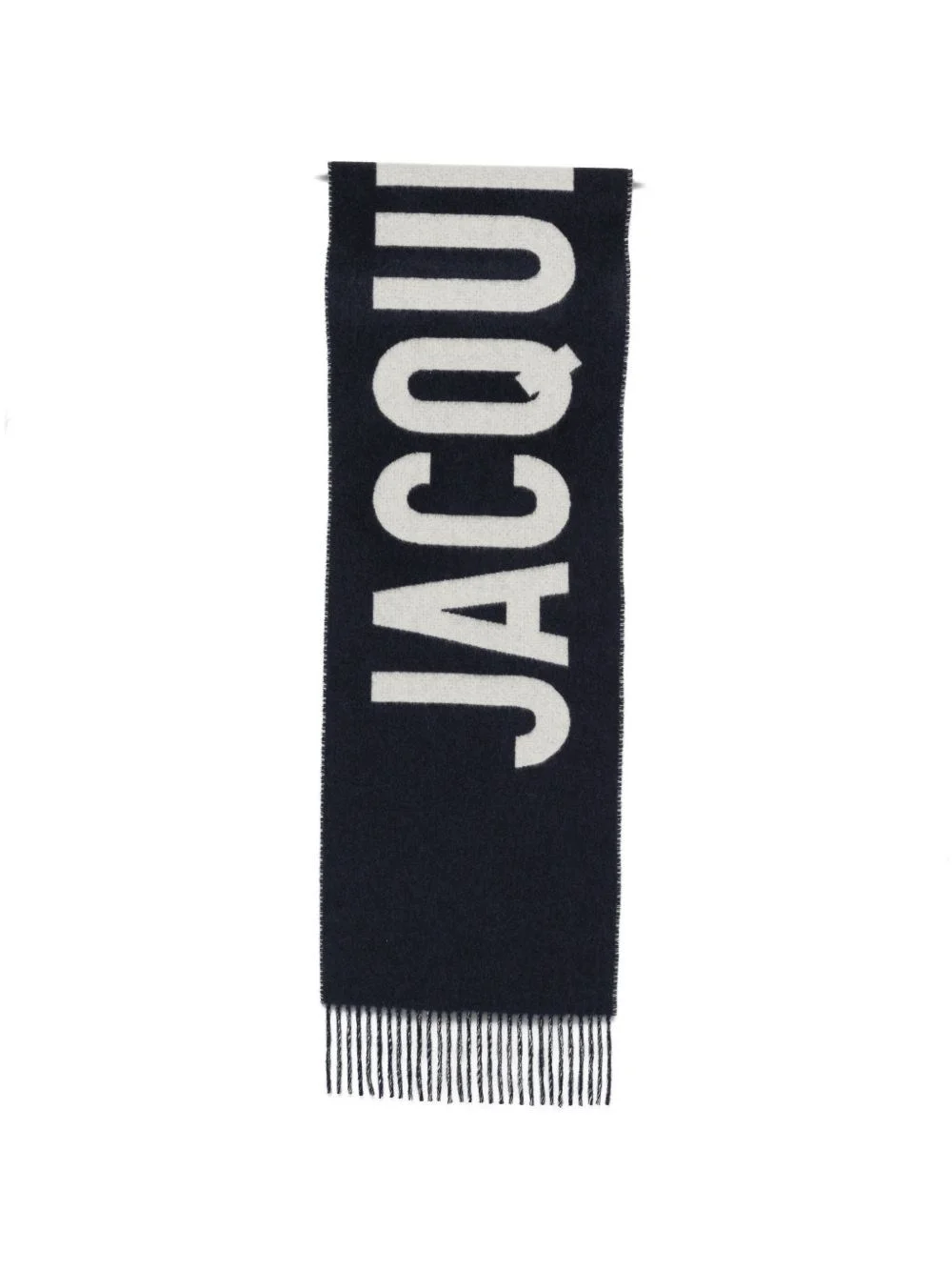 Logo wool scarf - 1