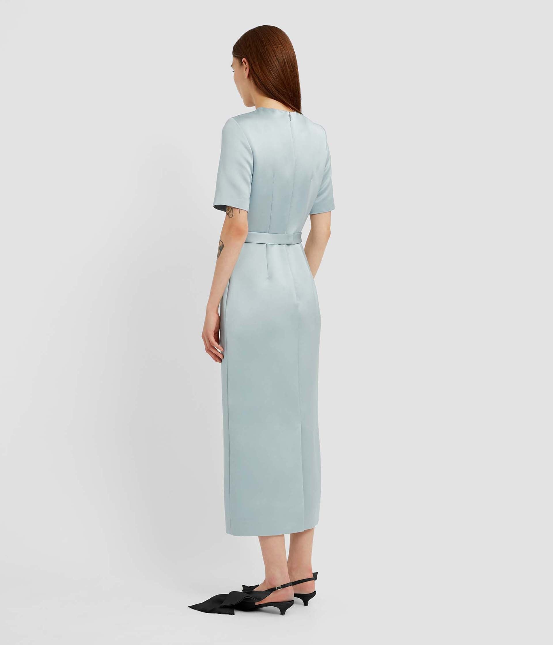 SHORT SLEEVE COCKTAIL DRESS - 3