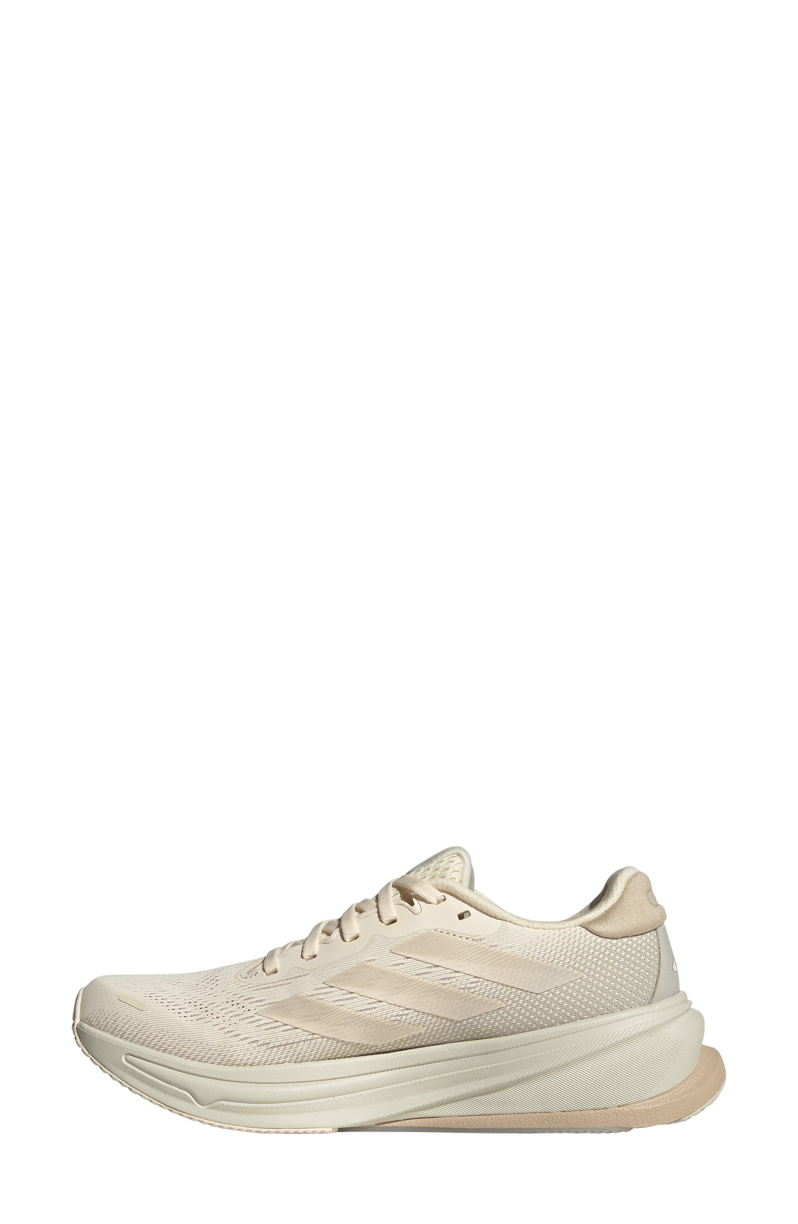 adidas Supernova Rise 2 Running Shoe in Wonder White/White/Beige at Nordstrom - 6