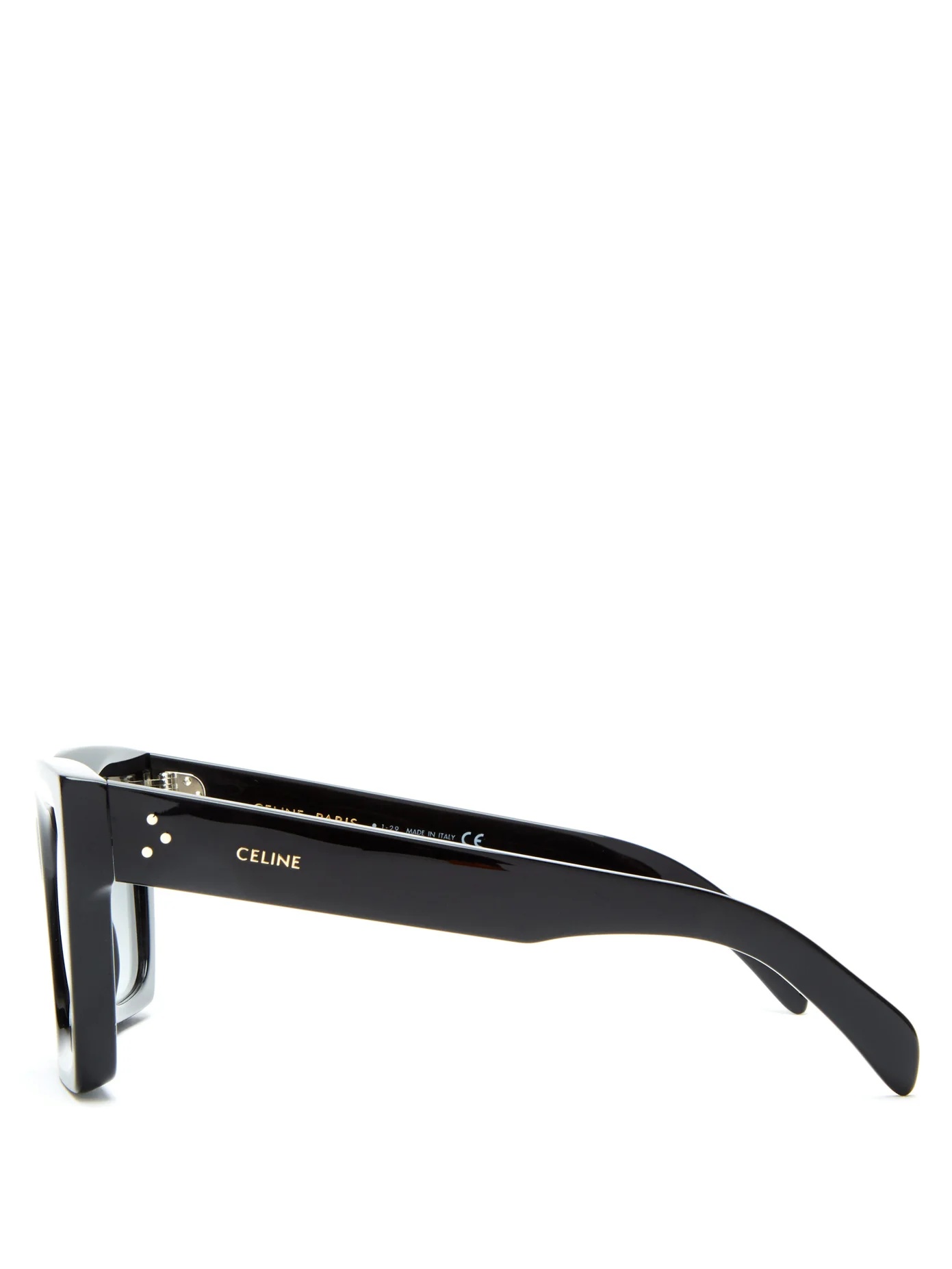 Oversized square acetate sunglasses - 4