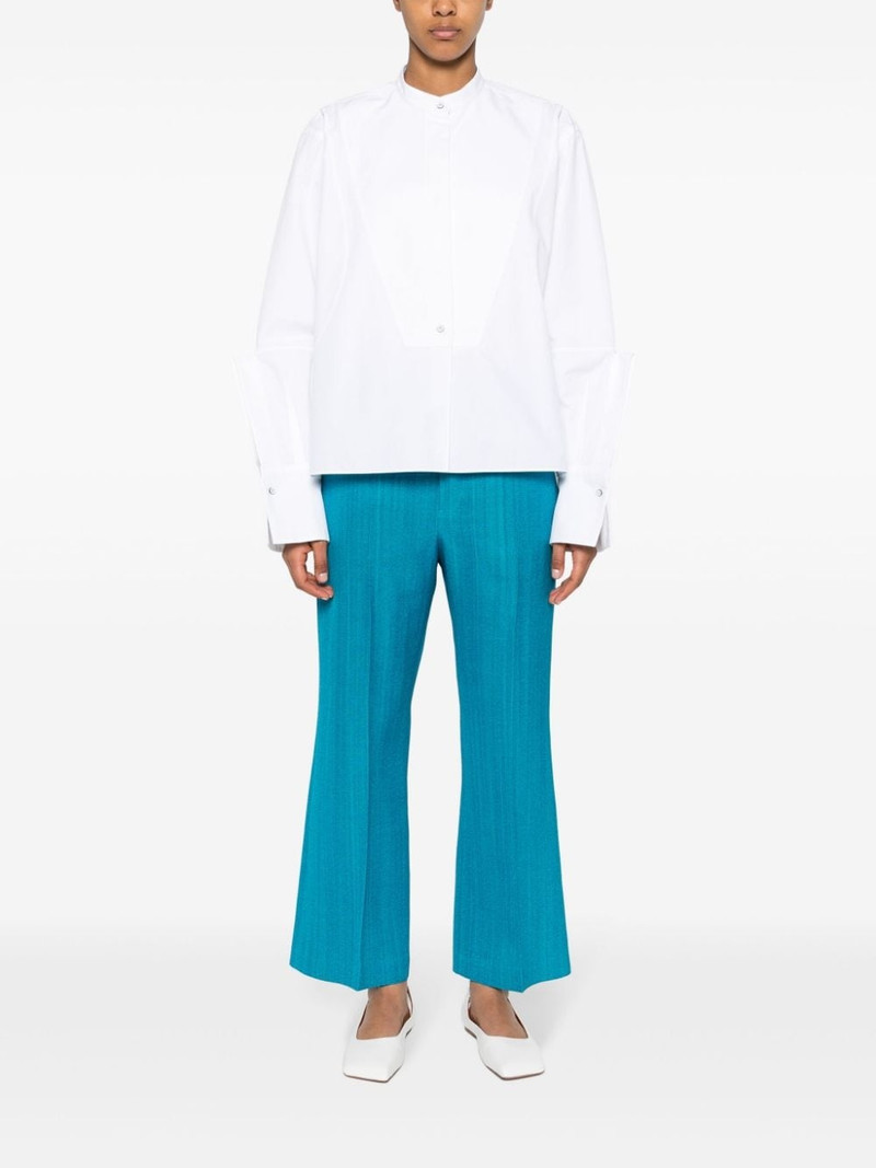 Jil Sander cropped cotton poplin shirt outlook