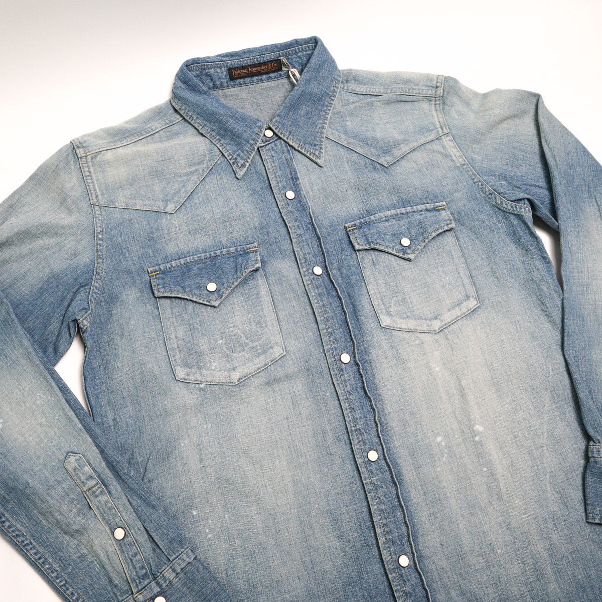 4894HW Denim Western Shirt Hand Wash Indigo Blue - 3