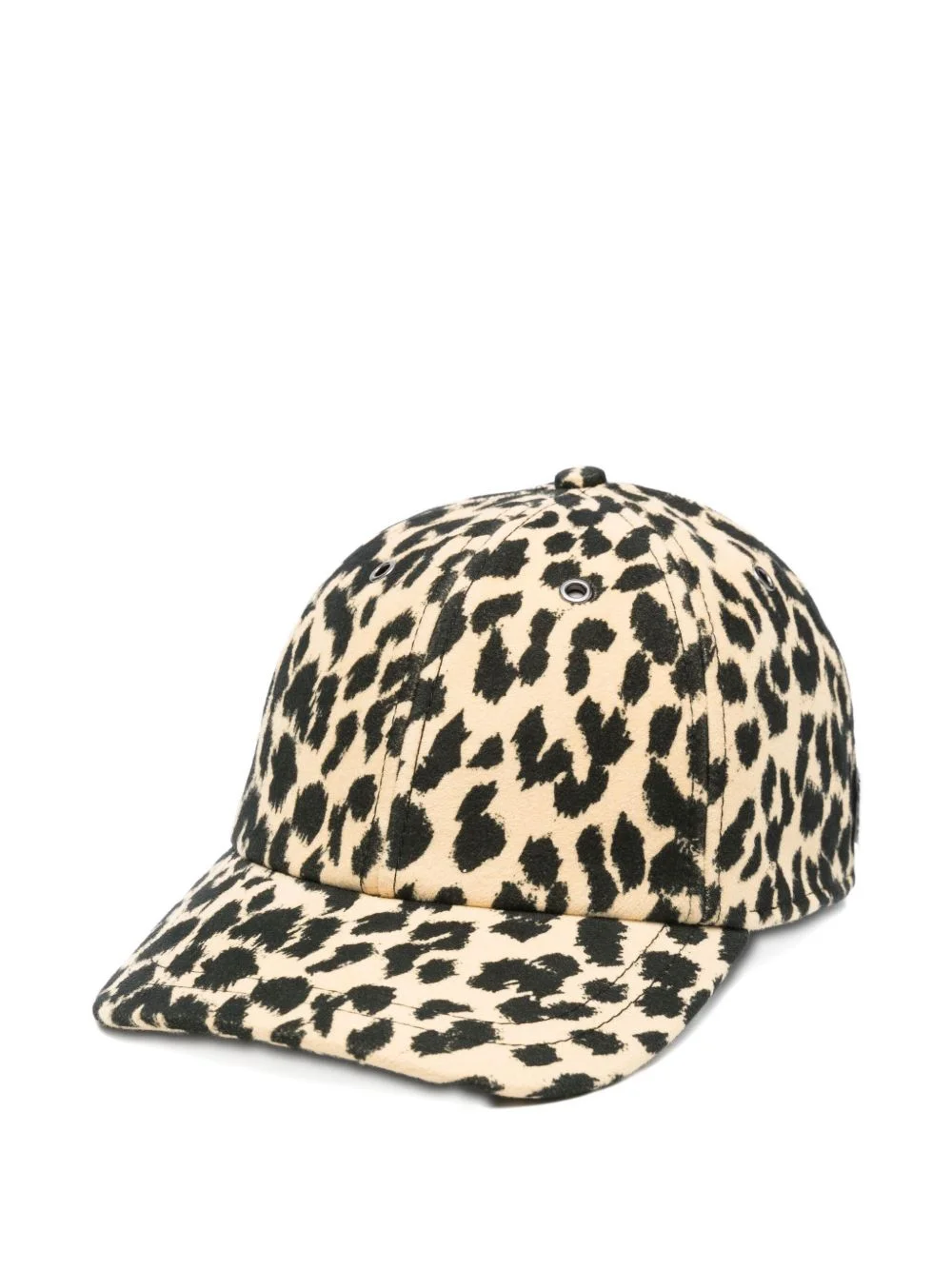 leopard-print cap - 1