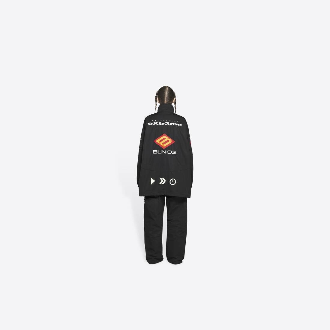 Men's Gamer Tracksuit in Black - 5