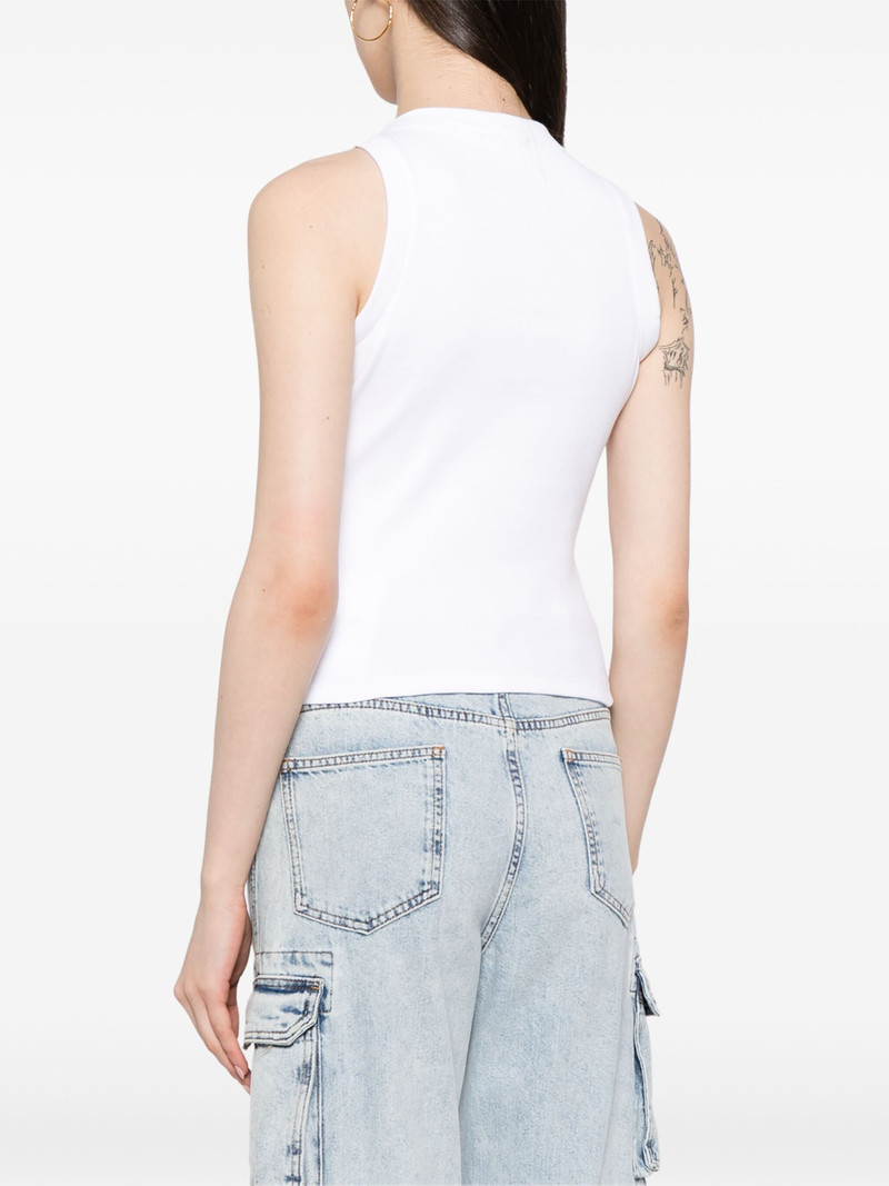 Off-White Embroidered-logo Ribbed Tank Top outlook