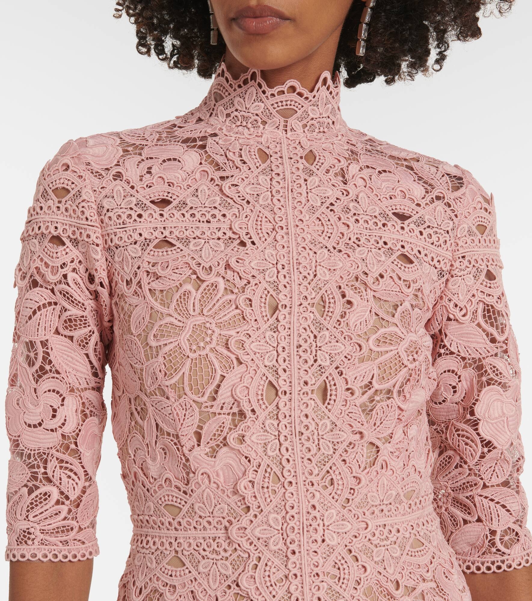 Floral lace gown - 4