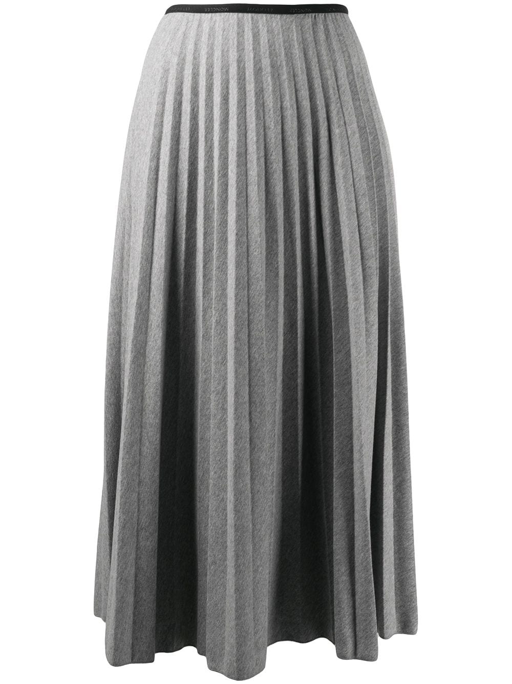 pleated midi skirt - 1