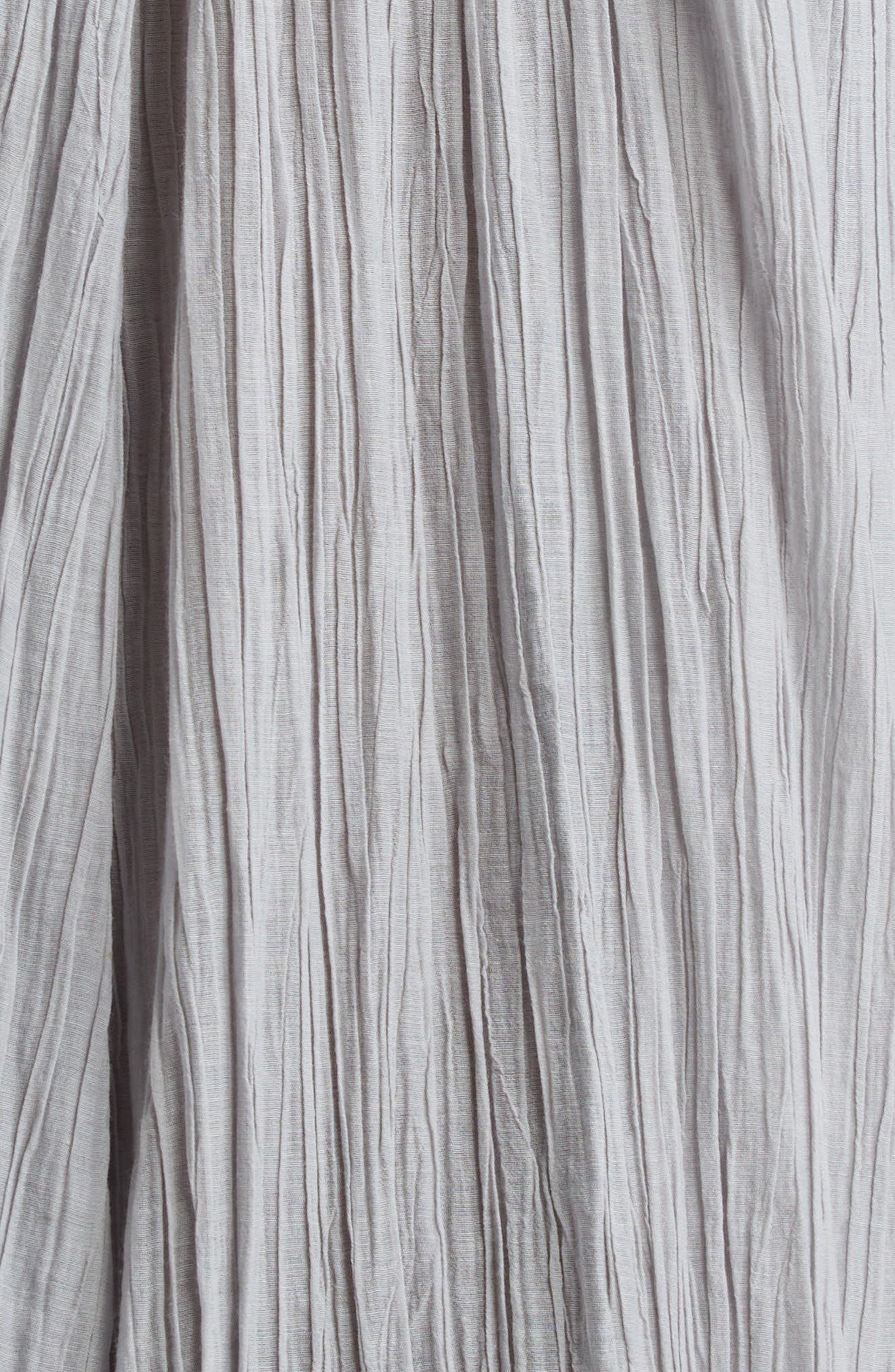 TOTEME Semisheer Plissé Maxi Skirt in Pale Grey at Nordstrom - 6