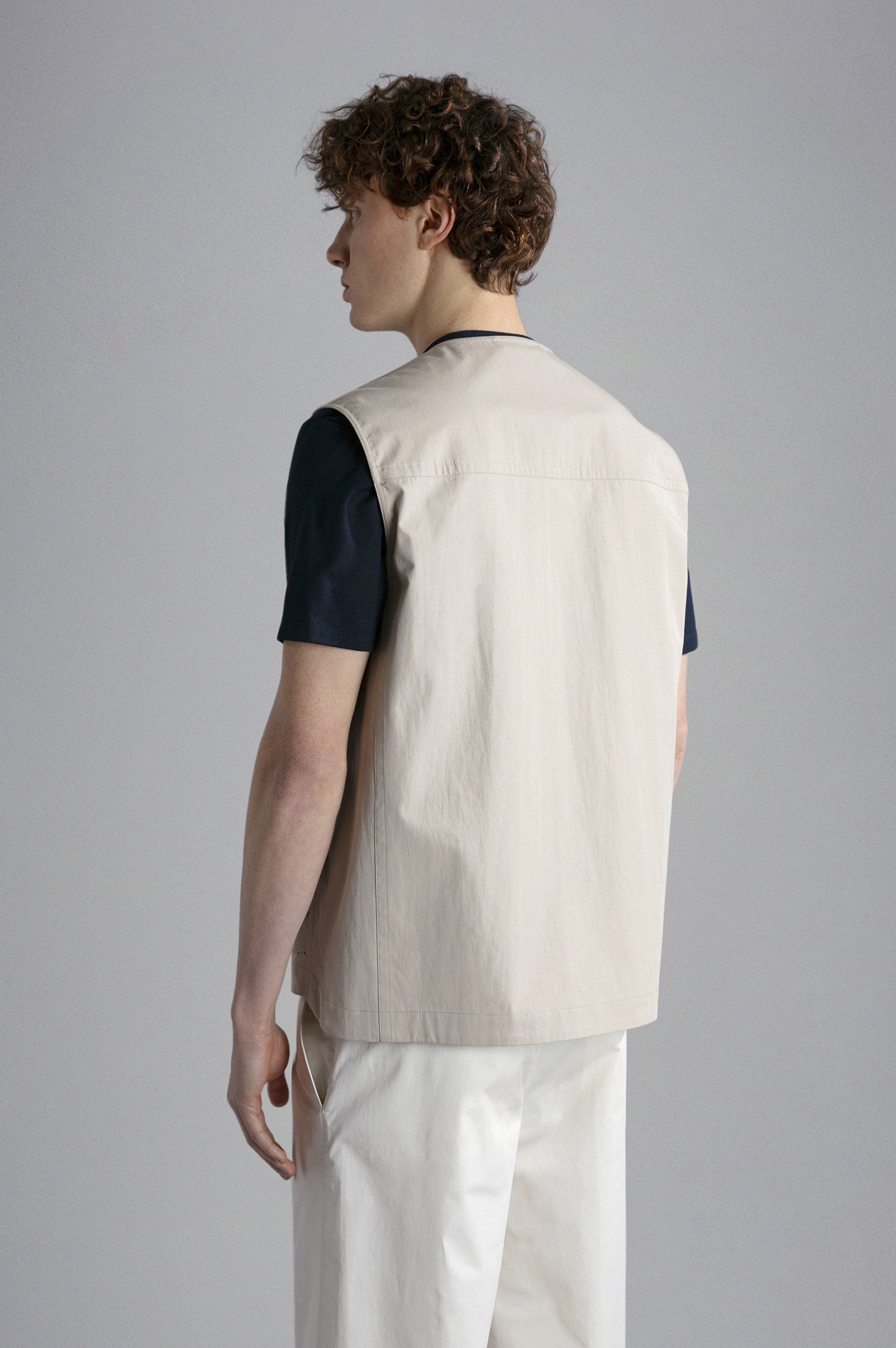 TECHNICAL COTTON GILET - 3