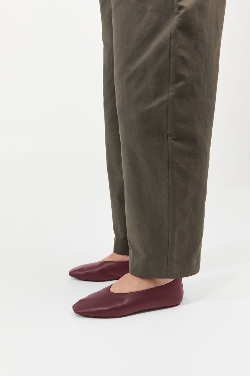 Soft Glove Ballet Flat - Plum 3